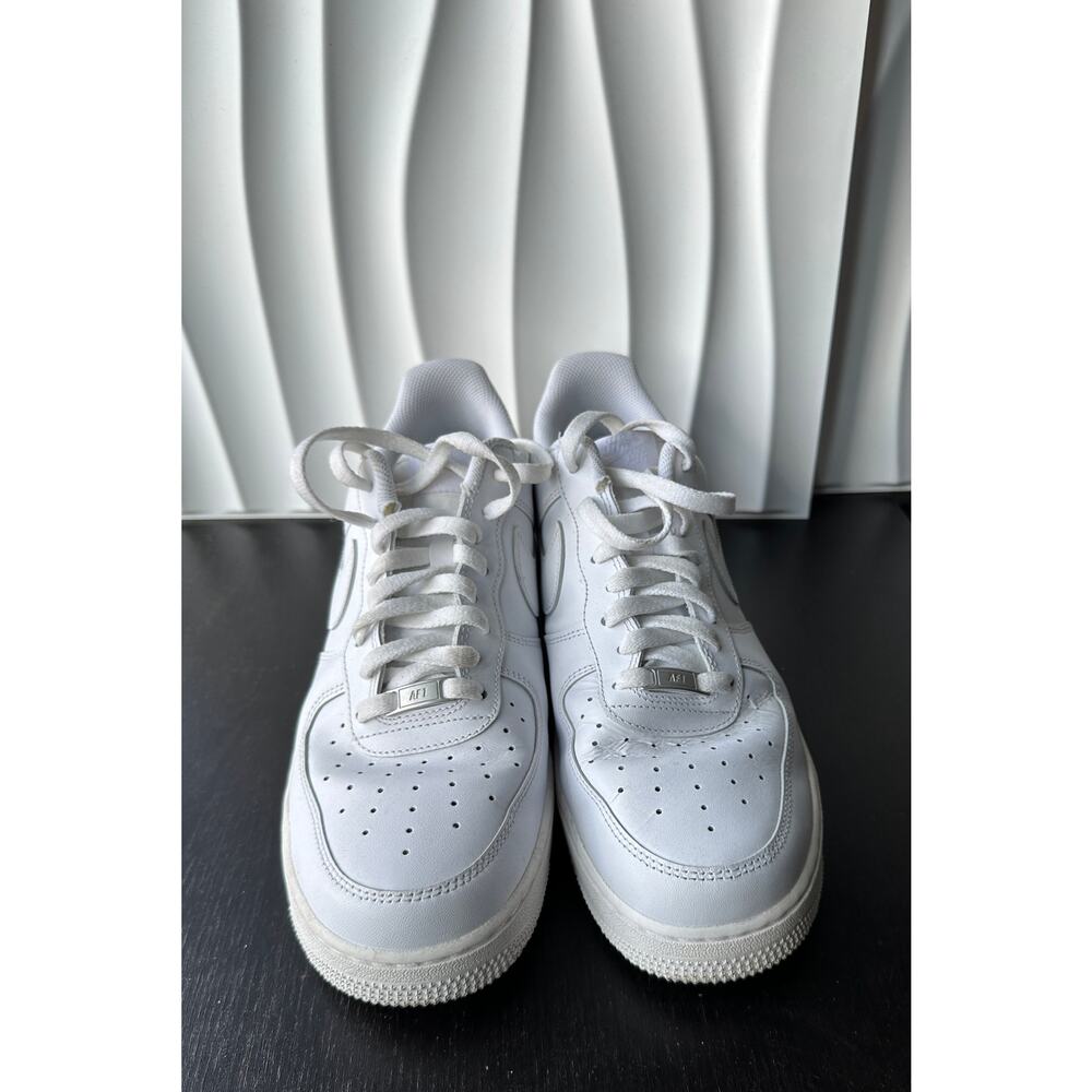 Nike Air Force Triple White Leather Men's Size M 12 / W 13.5